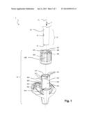 REMOVABLE END PIECE FOR A POLE AND A POLE EQUIPPED WITH SUCH AN END PIECE diagram and image