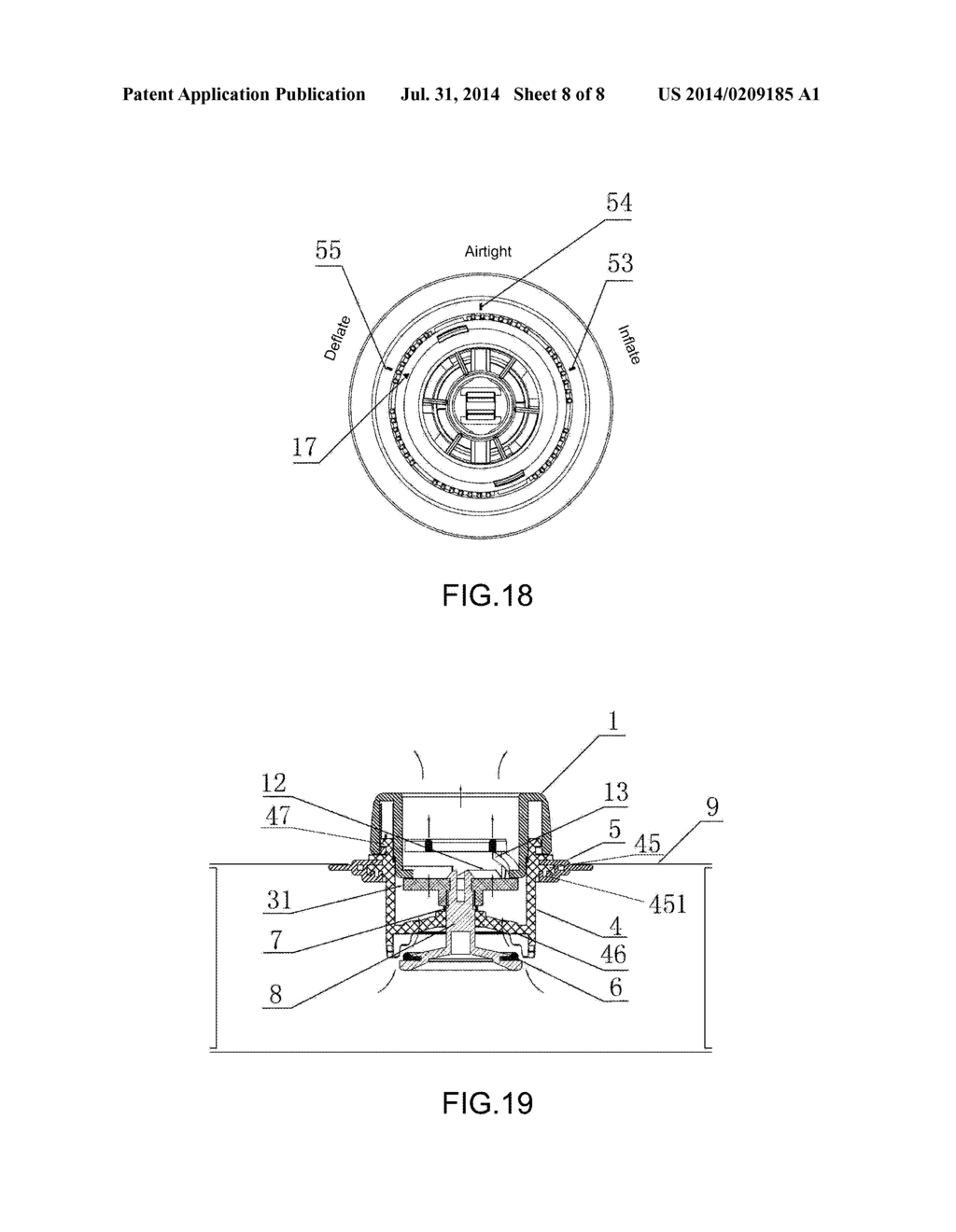 LOCKING MECHANISM FOR A NOZZLE IN AN INFLATABLE OBJECT - diagram, schematic, and image 09