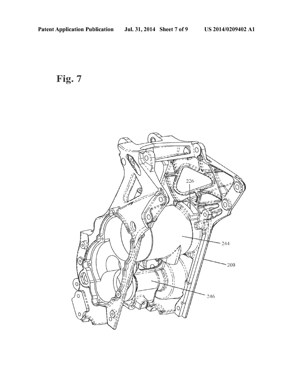 INTEGRATED CAST MOTORCYCLE CHASSIS AND MOTOR HOUSING - diagram, schematic, and image 08