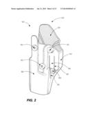 Lockable Holster diagram and image