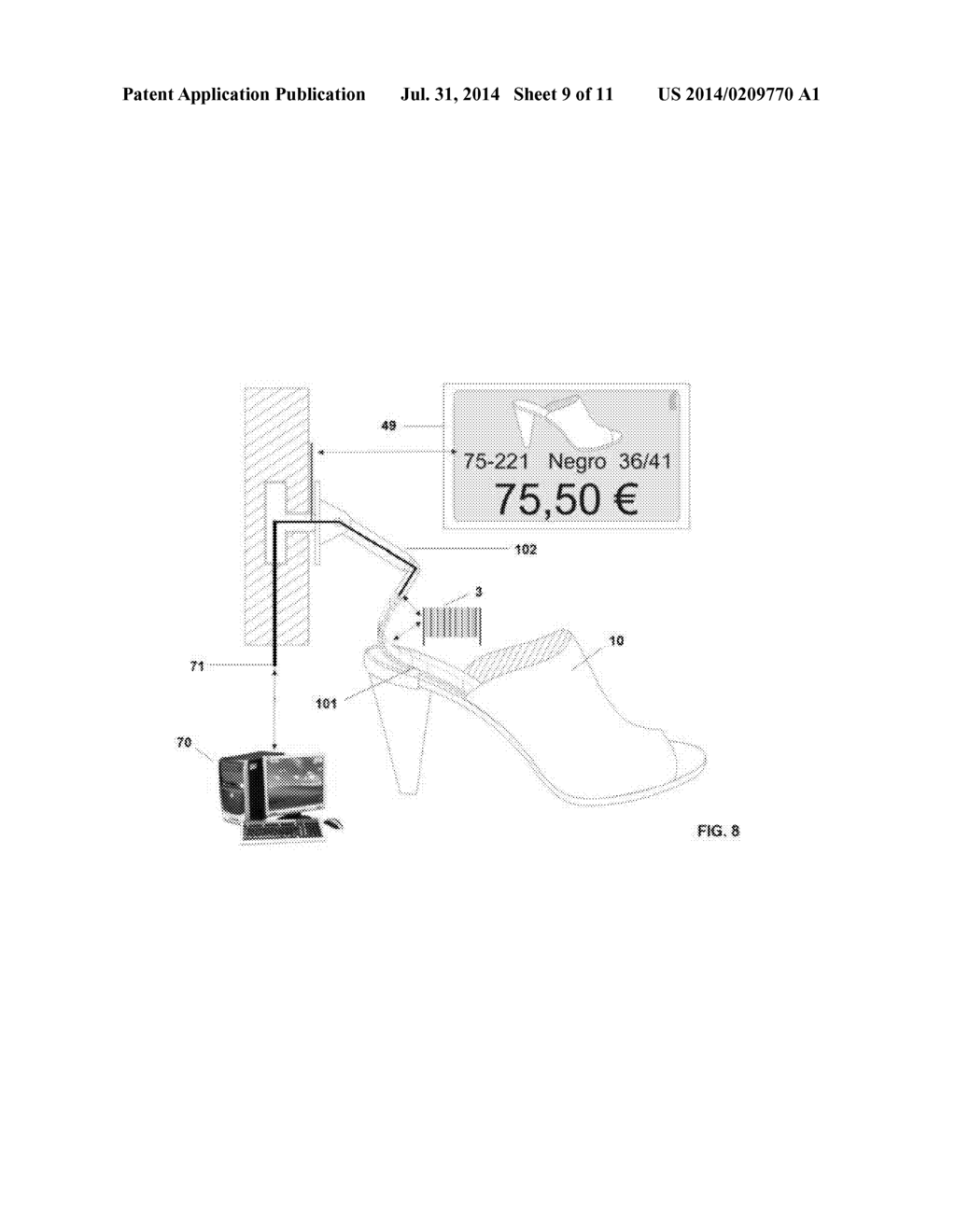 FOOTWEAR SUPPORTING DEVICE - diagram, schematic, and image 10