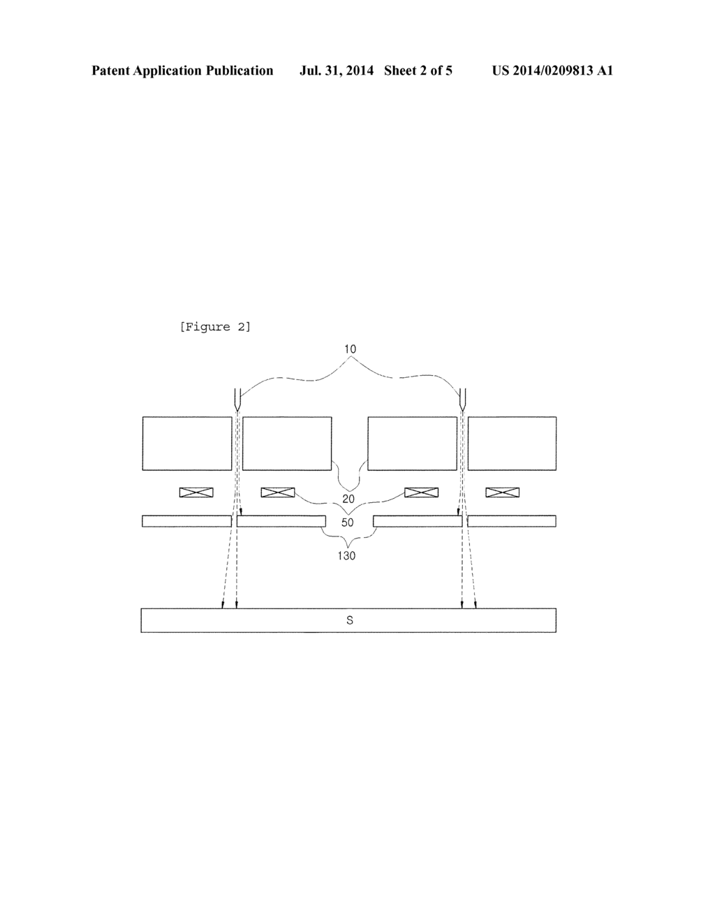 MULTI-PARTICLE BEAM COLUMN HAVING AN ELECTRODE LAYER INCLUDING AN     ECCENTRIC APERTURE - diagram, schematic, and image 03