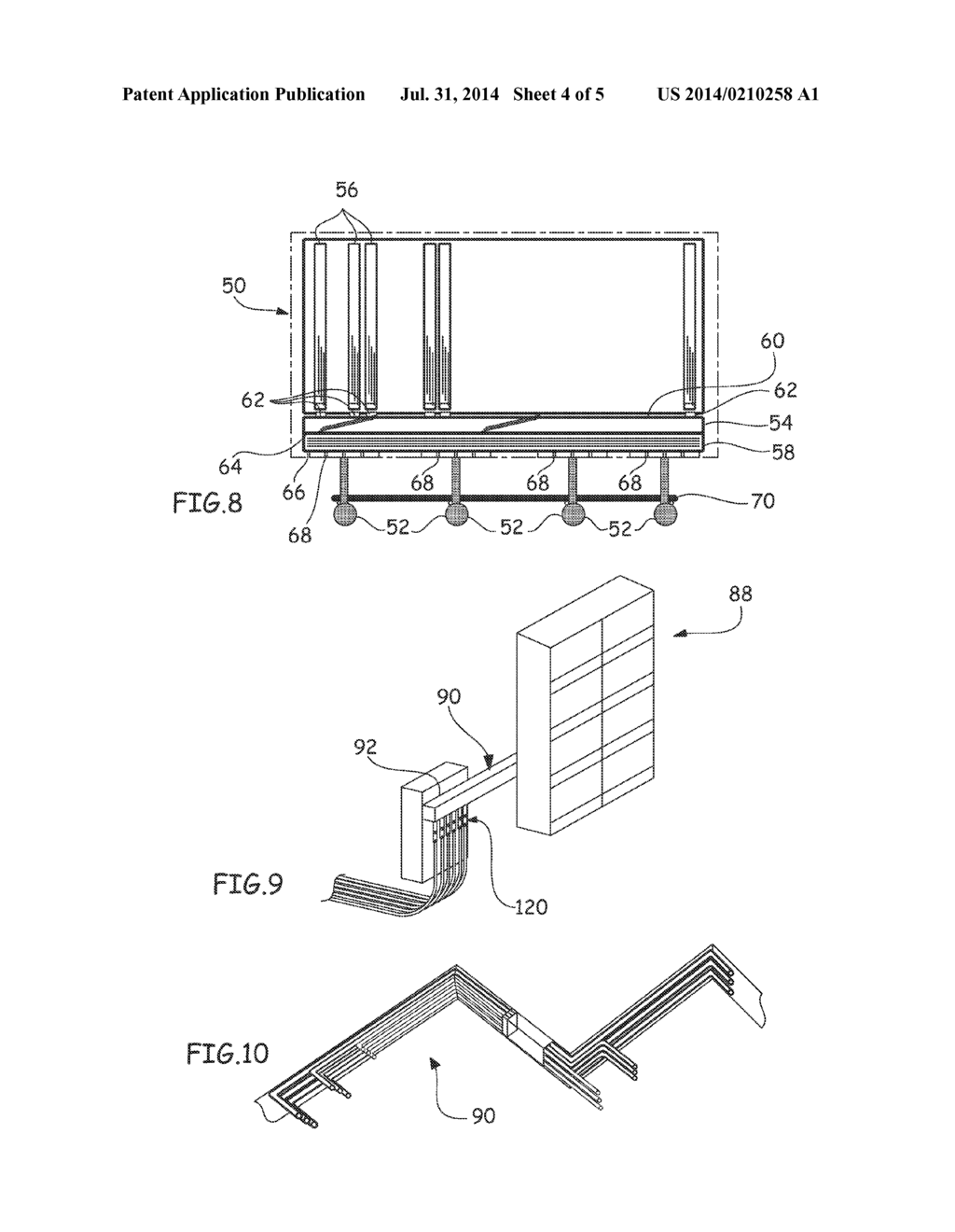 ELECTRICAL CABINET OF AN AIRCRAFT INCORPORATING AN IMPROVED ELECTRICAL     CONNECTION SYSTEM - diagram, schematic, and image 05