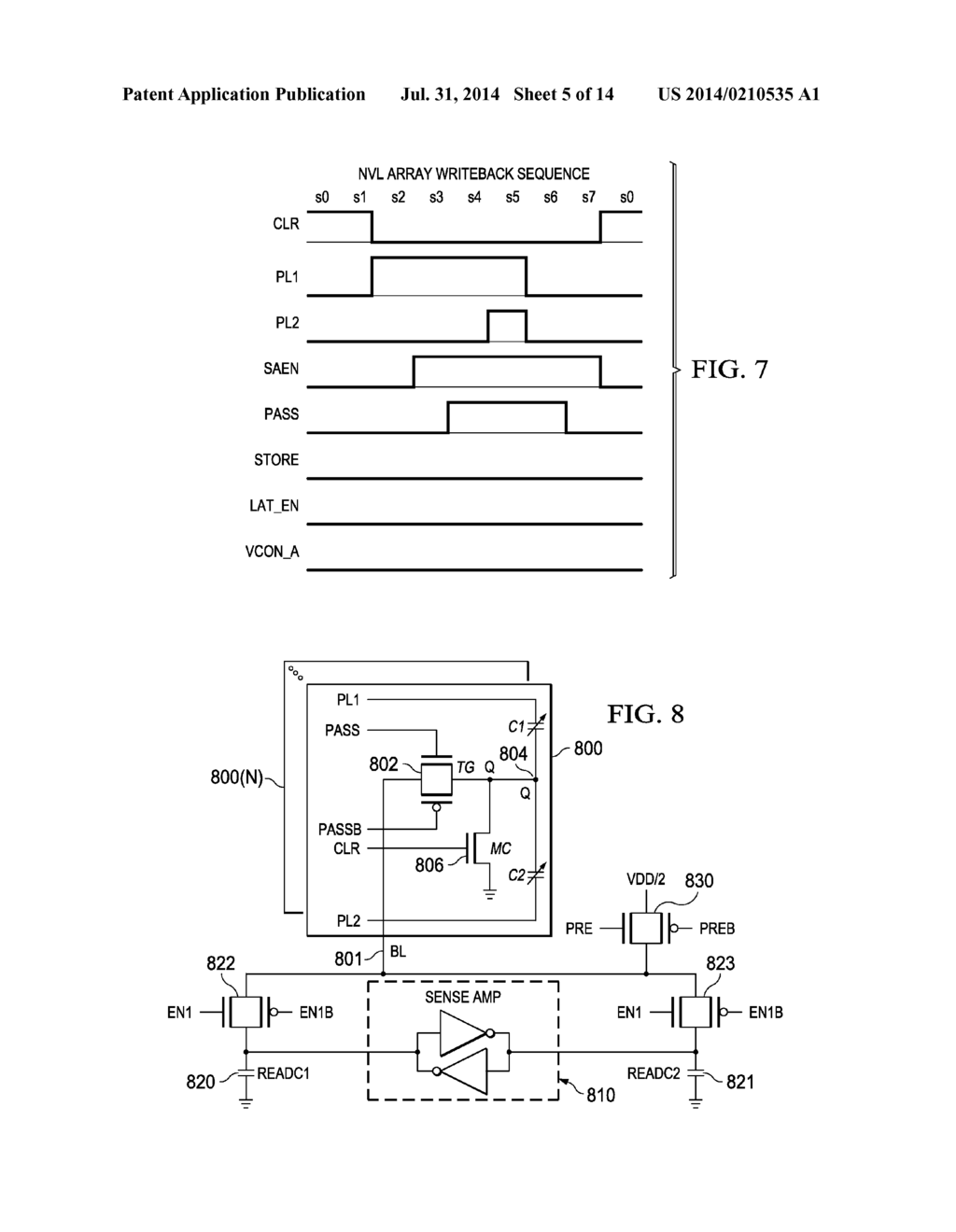 Signal Level Conversion in Nonvolatile Bitcell Array - diagram, schematic, and image 06