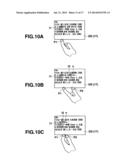 INFORMATION DISPLAYING APPARATUS, METHOD OF DISPLAYING INFORMATION,     INFORMATION DISPLAYING SYSTEM, AND SERVER APPARATUS AND TERMINAL DEVICE diagram and image