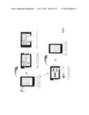 METHOD FOR CONTROLLING THE DISPLAY OF A PORTABLE COMPUTING DEVICE diagram and image