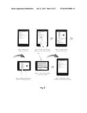 METHOD FOR CONTROLLING THE DISPLAY OF A PORTABLE COMPUTING DEVICE diagram and image