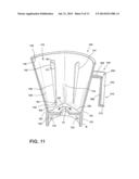 BLENDER WITH VARYING INTERNALLY AND EXTERNALLY SHAPED CONTAINER diagram and image