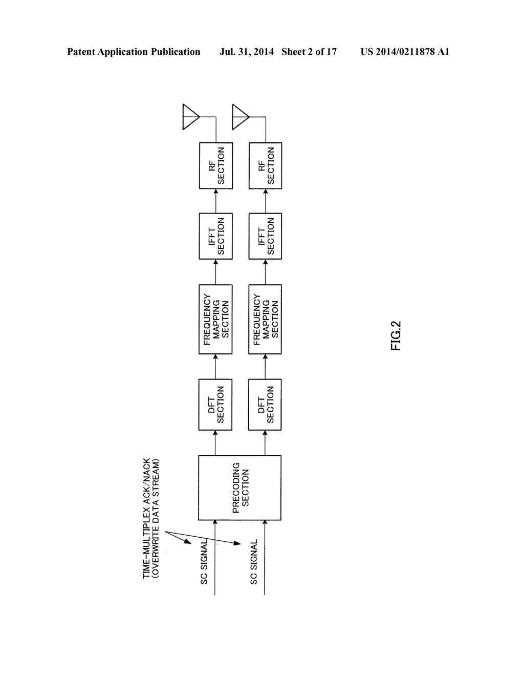 MIMO RECEPTION DEVICE AND MIMO RECEPTION METHOD - diagram, schematic, and image 03