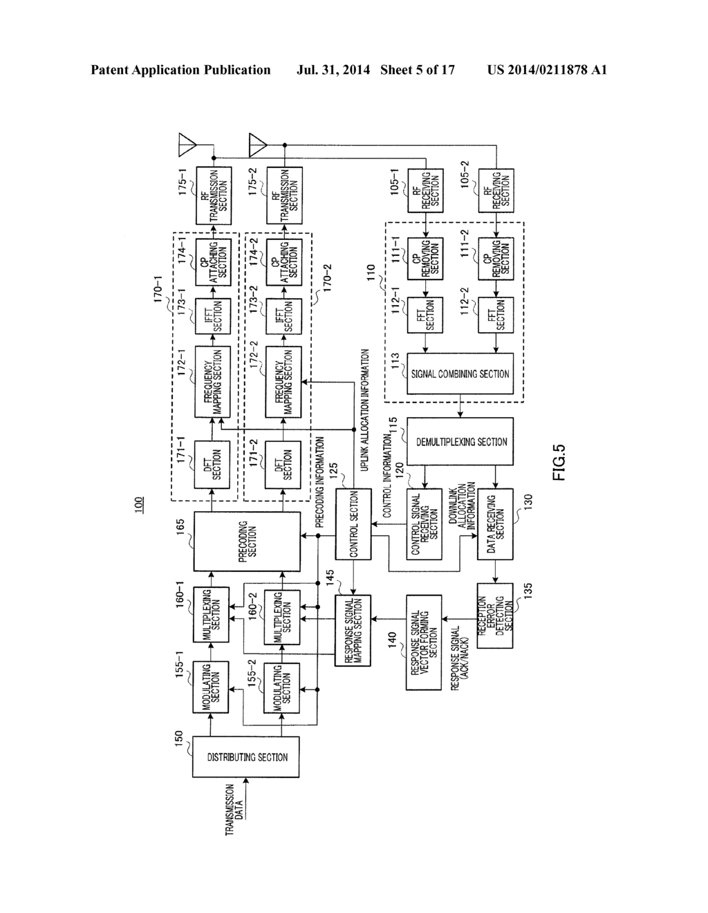 MIMO RECEPTION DEVICE AND MIMO RECEPTION METHOD - diagram, schematic, and image 06