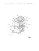 DOUBLE-HELICAL GEAR ROTARY POSITIVE DISPLACEMENT PUMP diagram and image