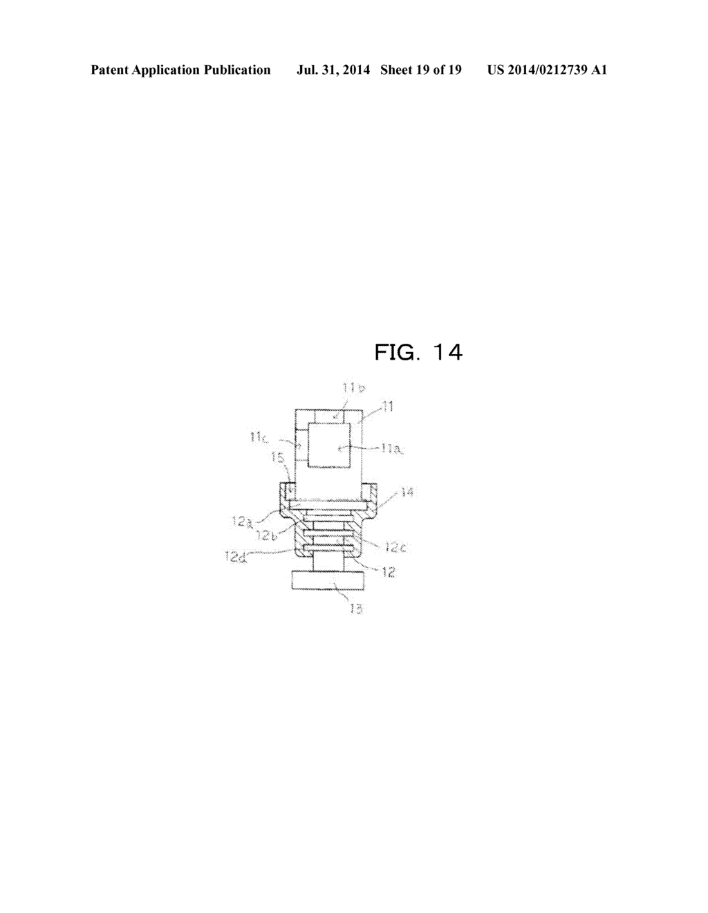 TERMINAL PORTION FOR STORAGE BATTERIES, PLASTIC ENCAPSULATED TERMINAL FOR     STORAGE BATTERIES, METHOD FOR PRODUCING THE SAME, STORAGE BATTERY     PROVIDED WITH TERMINAL PORTION, AND AUTOMOBILE EQUIPPED WITH STORAGE     BATTERY - diagram, schematic, and image 20