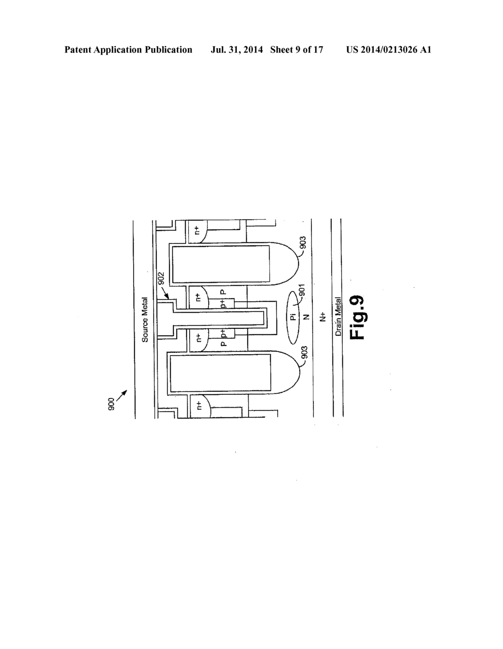 TRENCH METAL OXIDE SEMICONDUCTOR FIELD EFFECT TRANSISTOR WITH EMBEDDED     SCHOTTKY RECTIFIER USING REDUCED MASKS PROCESS - diagram, schematic, and image 10