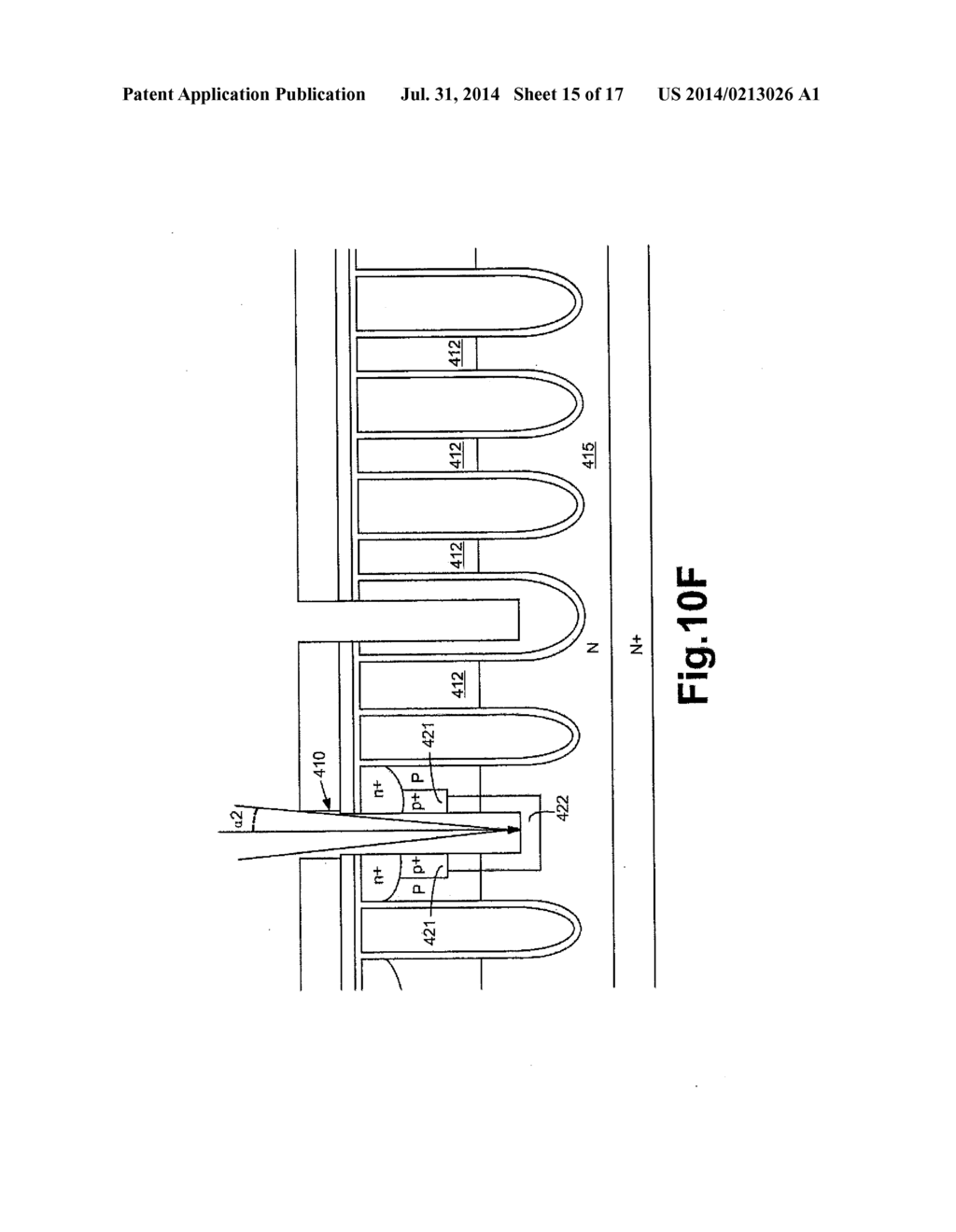 TRENCH METAL OXIDE SEMICONDUCTOR FIELD EFFECT TRANSISTOR WITH EMBEDDED     SCHOTTKY RECTIFIER USING REDUCED MASKS PROCESS - diagram, schematic, and image 16