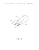 CABLE CONNECTOR ASSEMBLY HAVING AN IMPROVED CABLE WITH AN EQUALIZER     FUNCTION diagram and image