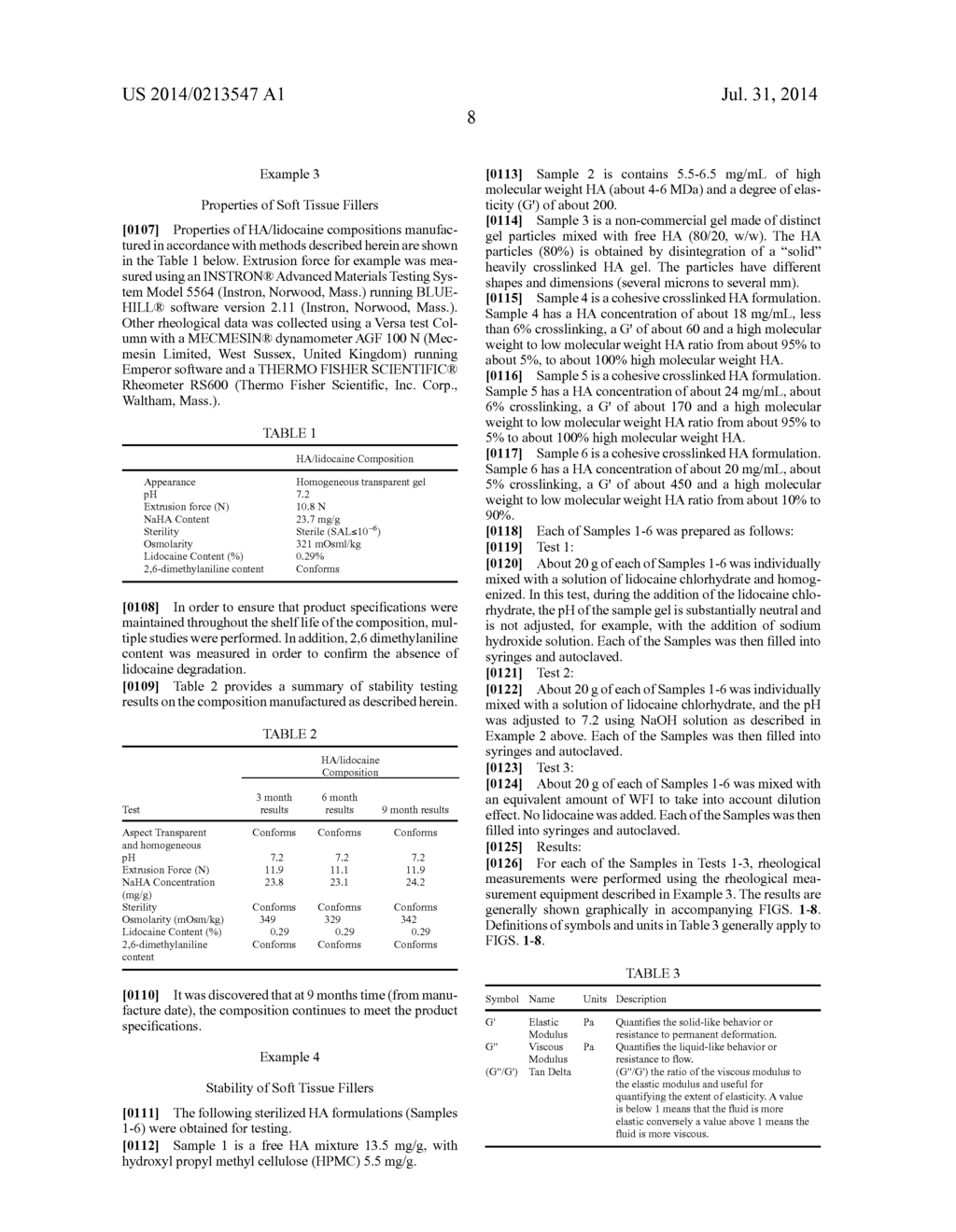 HYALURONIC ACID-BASED GELS INCLUDING LIDOCAINE - diagram, schematic, and image 14