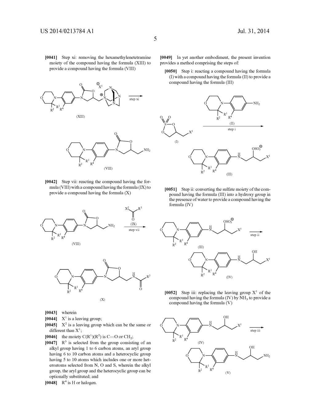 METHOD FOR THE PREPARATION OF SUBSTITUTED OXAZOLIDINONES - diagram, schematic, and image 12
