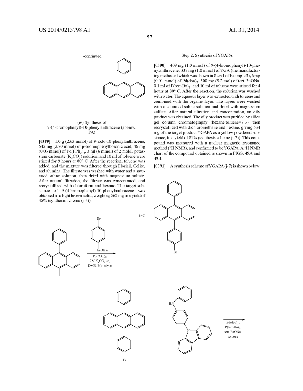 SPIROFLUORENE DERIVATIVE, MATERIAL FOR LIGHT-EMITTING ELEMENT,     LIGHT-EMITTING ELEMENT, LIGHT-EMITTING DEVICE, AND ELECTRONIC DEVICE - diagram, schematic, and image 110