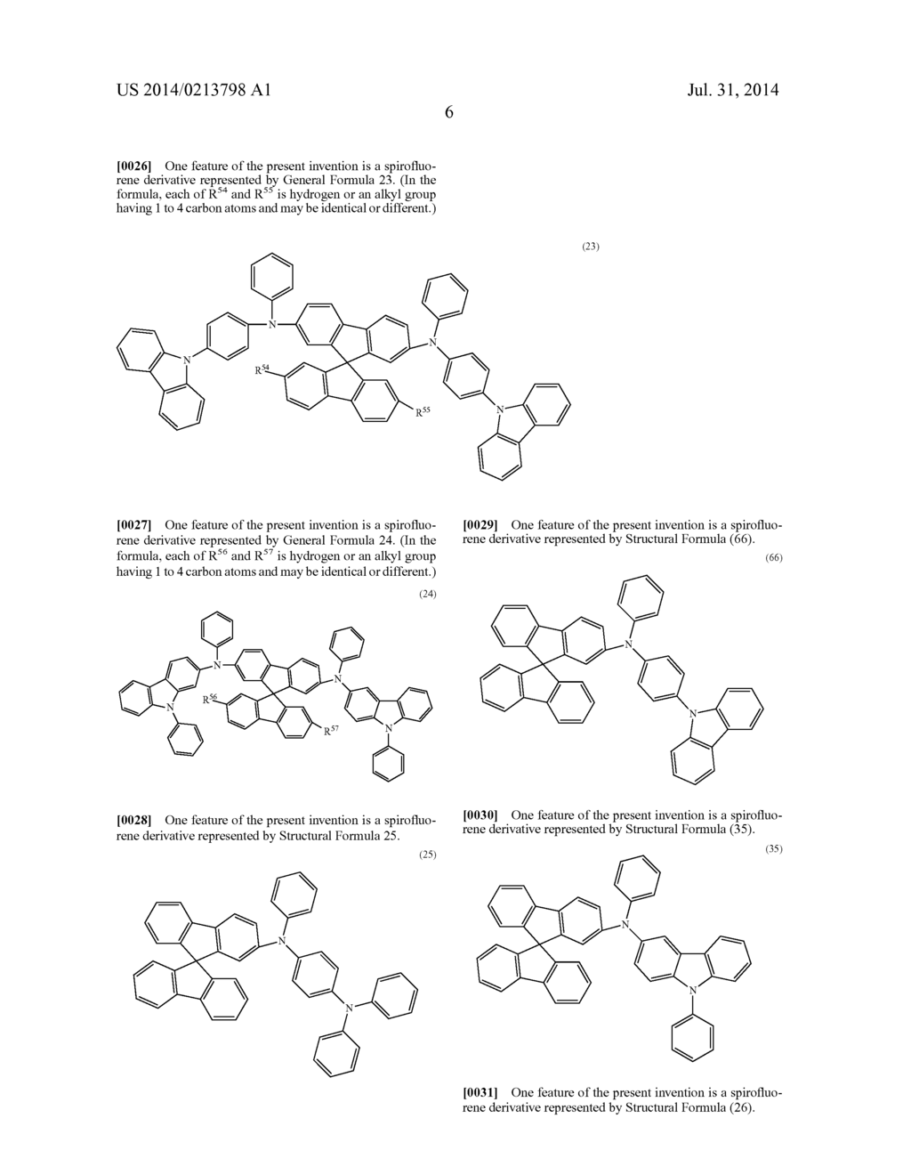 SPIROFLUORENE DERIVATIVE, MATERIAL FOR LIGHT-EMITTING ELEMENT,     LIGHT-EMITTING ELEMENT, LIGHT-EMITTING DEVICE, AND ELECTRONIC DEVICE - diagram, schematic, and image 59