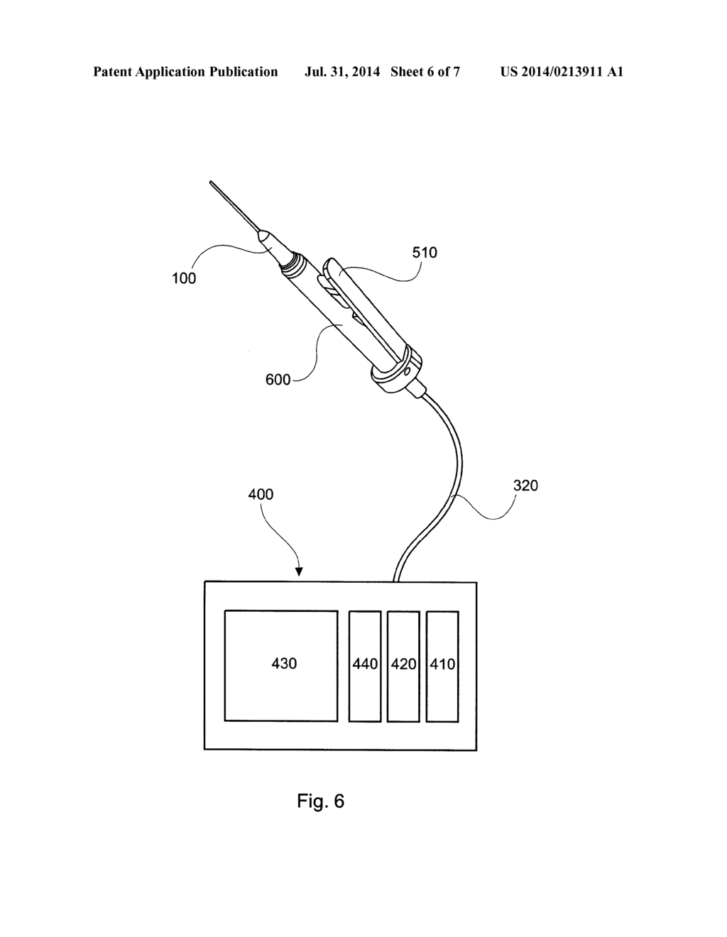 NEEDLE DEVICE WITH AN OPTICAL FIBER INTEGRATED IN A MOVABLE INSERT - diagram, schematic, and image 07