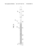 SLITTED PIPE AND GUIDE WIRE USING THE SAME diagram and image