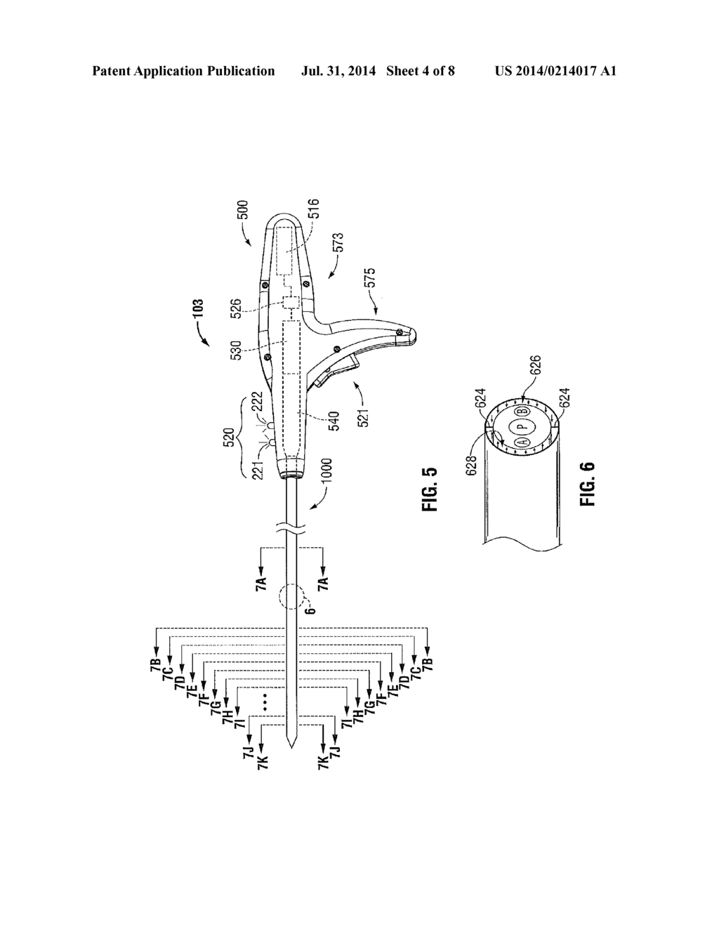 ABLATION DEVICES UTILIZING EXOTHERMIC CHEMICAL REACTIONS, SYSTEM INCLUDING     SAME, AND METHODS OF ABLATING TISSUE USING SAME - diagram, schematic, and image 05