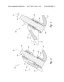 SPINAL SPACER FOR CERVICAL AND OTHER VERTEBRA, AND ASSOCIATED SYSTEMS AND     METHODS diagram and image