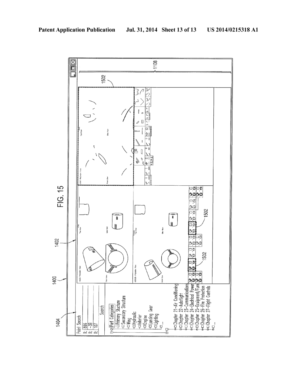 Panoptic Visualization Of Elements Of A Complex System Using Localization     Of A Point On A Physical Instance Of The Complex System - diagram, schematic, and image 14