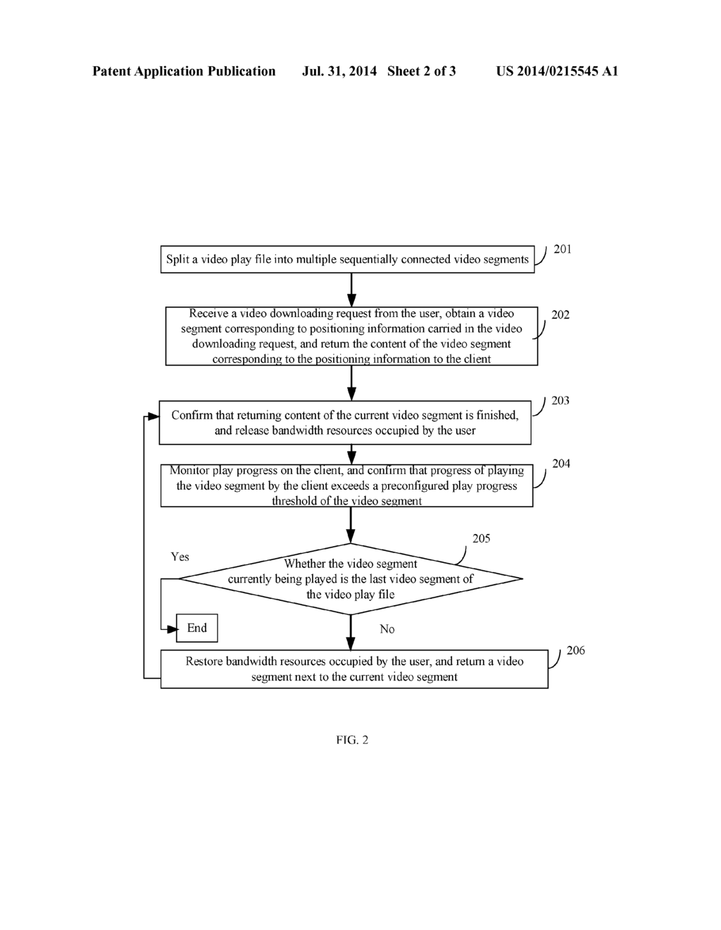 ONLINE VIDEO PLAYING METHOD AND VIDEO PLAYING SERVER - diagram, schematic, and image 03