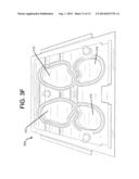 CLEATS, CLEATED SOLE STRUCTURES, MOLDS, AND MOLDING METHODS FOR IN-MOLDING     ARTICLES diagram and image