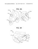 CLEATS, CLEATED SOLE STRUCTURES, MOLDS, AND MOLDING METHODS FOR IN-MOLDING     ARTICLES diagram and image