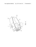 GAS TURBINE ENGINE COMBUSTOR HEAT SHIELD WITH INCREASED FILM COOLING     EFFECTIVENESS diagram and image