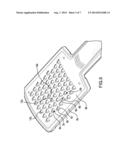 Formed or domed cutting teeth formed by improved double etching processes diagram and image