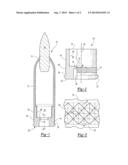 CARTRIDGE BASE AND PLASTIC CARTRIDGE CASE ASSEMBLY FOR AMMUNITION     CARTRIDGE diagram and image