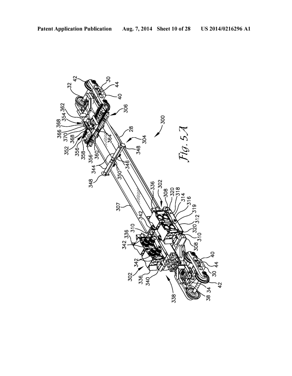 RAIL GUIDE APPARATUS FOR A RAIL LOADING AND UNLOADING MACHINE - diagram, schematic, and image 11