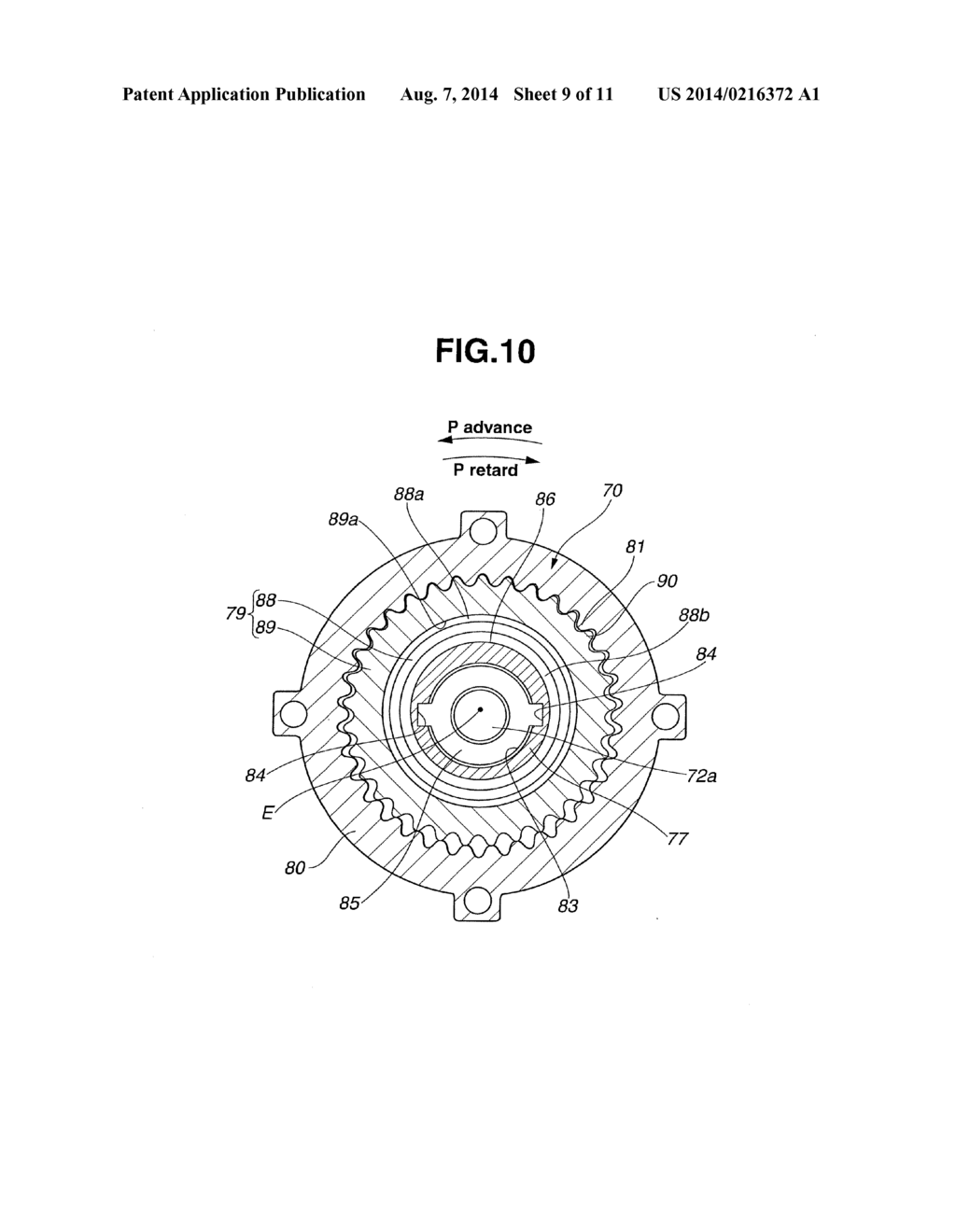 VALVE TIMING CONTROL SYSTEM OF INTERNAL COMBUSTION ENGINE - diagram, schematic, and image 10