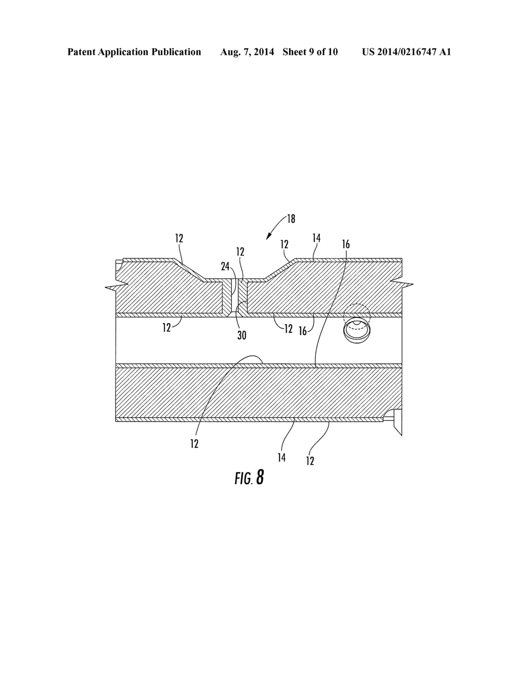 METHOD OF USING A DOWNHOLE TOOL WITH EROSION RESISTANT LAYER - diagram, schematic, and image 10