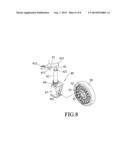 Wheel Brake Set For Luggage Case diagram and image