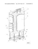 LUGGAGE ASSEMBLY CONVERTIBLE TO MOBILE CLOSET diagram and image