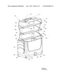 LUGGAGE ASSEMBLY CONVERTIBLE TO MOBILE CLOSET diagram and image