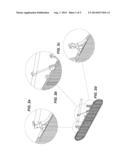 Pool skimming net apparatus diagram and image