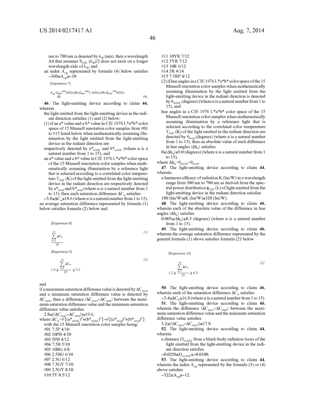 ILLUMINATION METHOD AND LIGHT-EMITTING DEVICE - diagram, schematic, and image 89