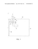 COMMUNICATION DEVICE WITH TUNABLE GROUND PLANE ANTENNA ELEMENT diagram and image