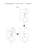 GESTURE INPUT DISTINGUISHING METHOD AND APPARATUS IN TOUCH INPUT DEVICE diagram and image