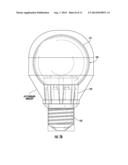 LED LAMP WITH OMNIDIRECTIONAL LIGHT DISTRIBUTION diagram and image