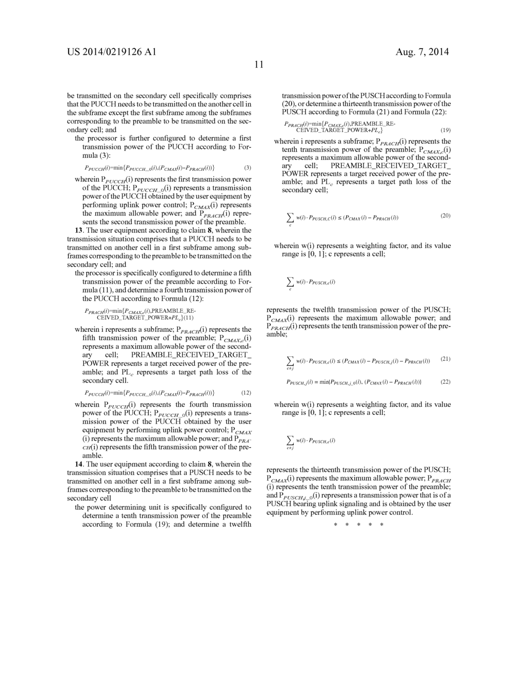 UPLINK TRANSMISSION POWER DETERMINING METHOD AND USER EQUIPMENT - diagram, schematic, and image 13