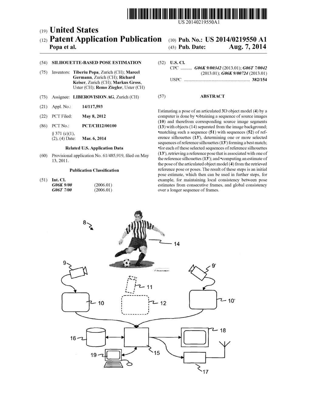 Silhouette-based pose estimation - diagram, schematic, and image 01