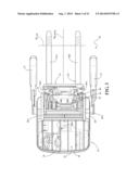 REACH ASSEMBLY WITH IMPROVED OPERATOR VISIBILITY FOR A MATERIALS HANDLING     VEHICLE diagram and image