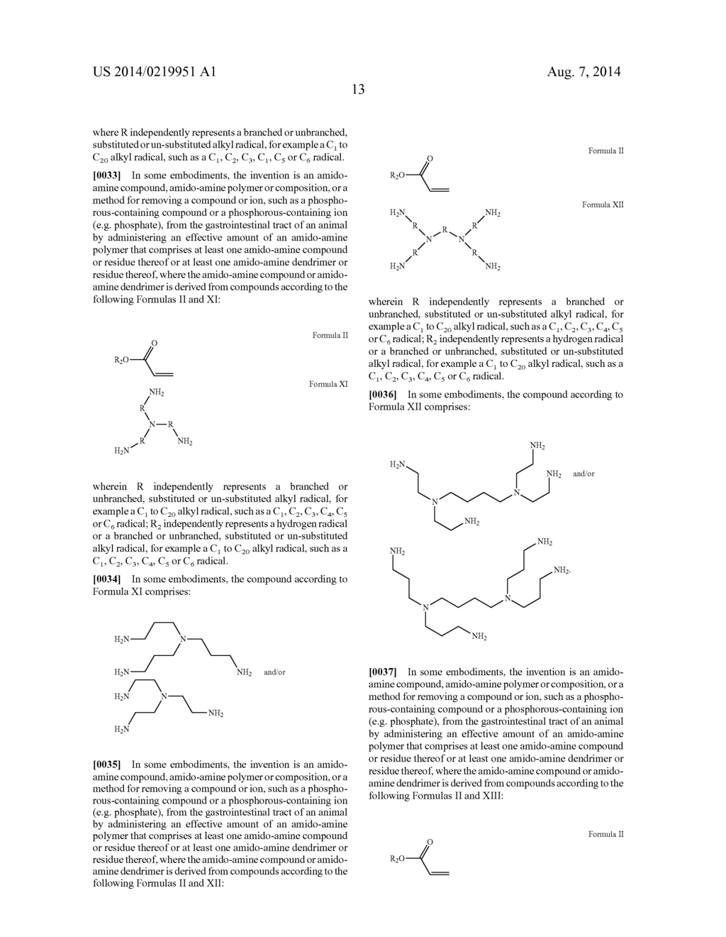 AMIDO-AMINE DENDRIMER COMPOSITIONS - diagram, schematic, and image 14