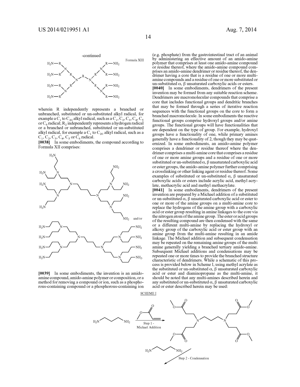 AMIDO-AMINE DENDRIMER COMPOSITIONS - diagram, schematic, and image 15